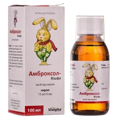 Амброксол-Вішфа сироп 15 мг/5 мл флакон 100 мл