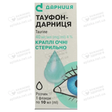 Тауфон-Дарниця краплі очні 40 мг/мл флакон 10 мл