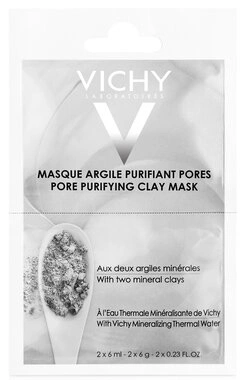 Віши (Vichy) Маска мінеральна очищуюча з глиною для обличчя 6 мл 2 шт