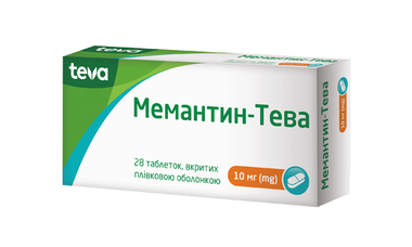 Мемантин-Тева таблетки 10 мг №28