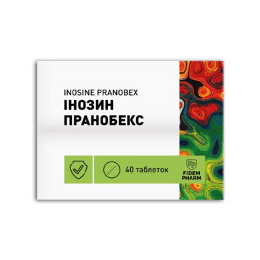 Инозин Пранобекс таблетки 500 мг №40, Фидем Фарм