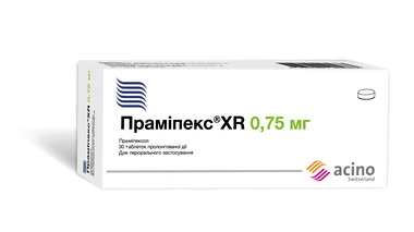 Праміпекс XR таблетки пролонгованої дії 0,75 мг №30