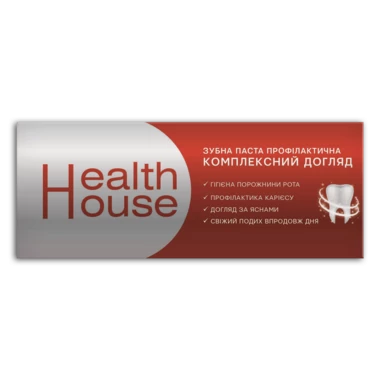 Зубна паста профілактична Комплексний Догляд 130 г, Хелз Хаус